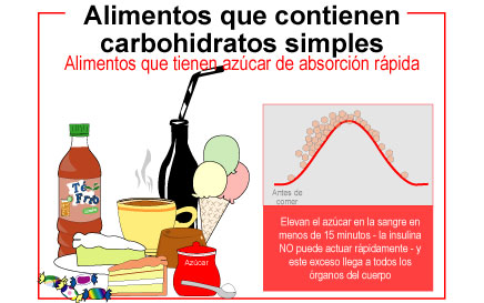 Que alimentos llevan carbohidratos